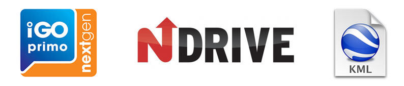 Ficheiros de POI para GPS Navigon/Ndrive/Kml (Formato Zip)